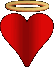 Gif animé coeur saint